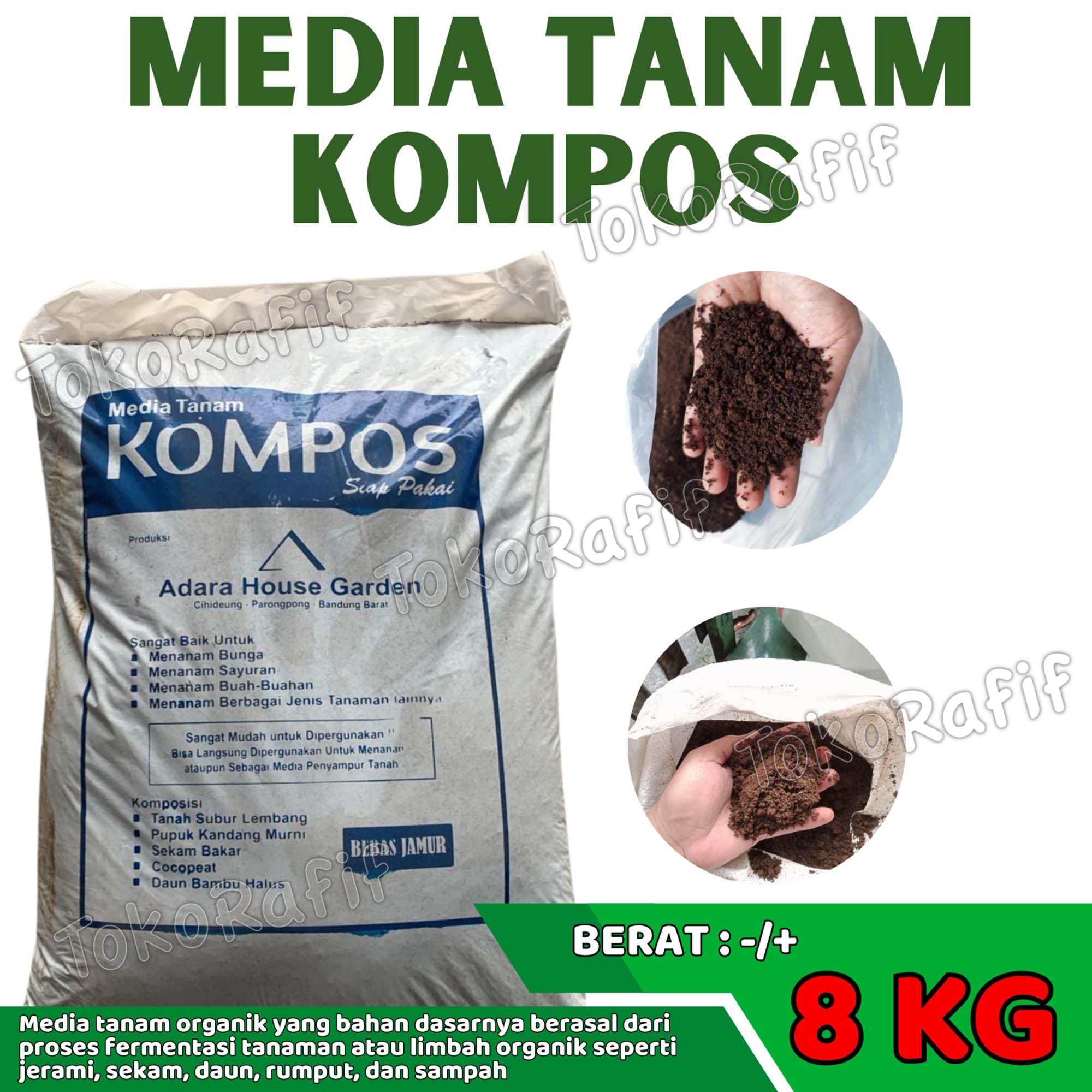 Media Tanam Kompos siap pakai