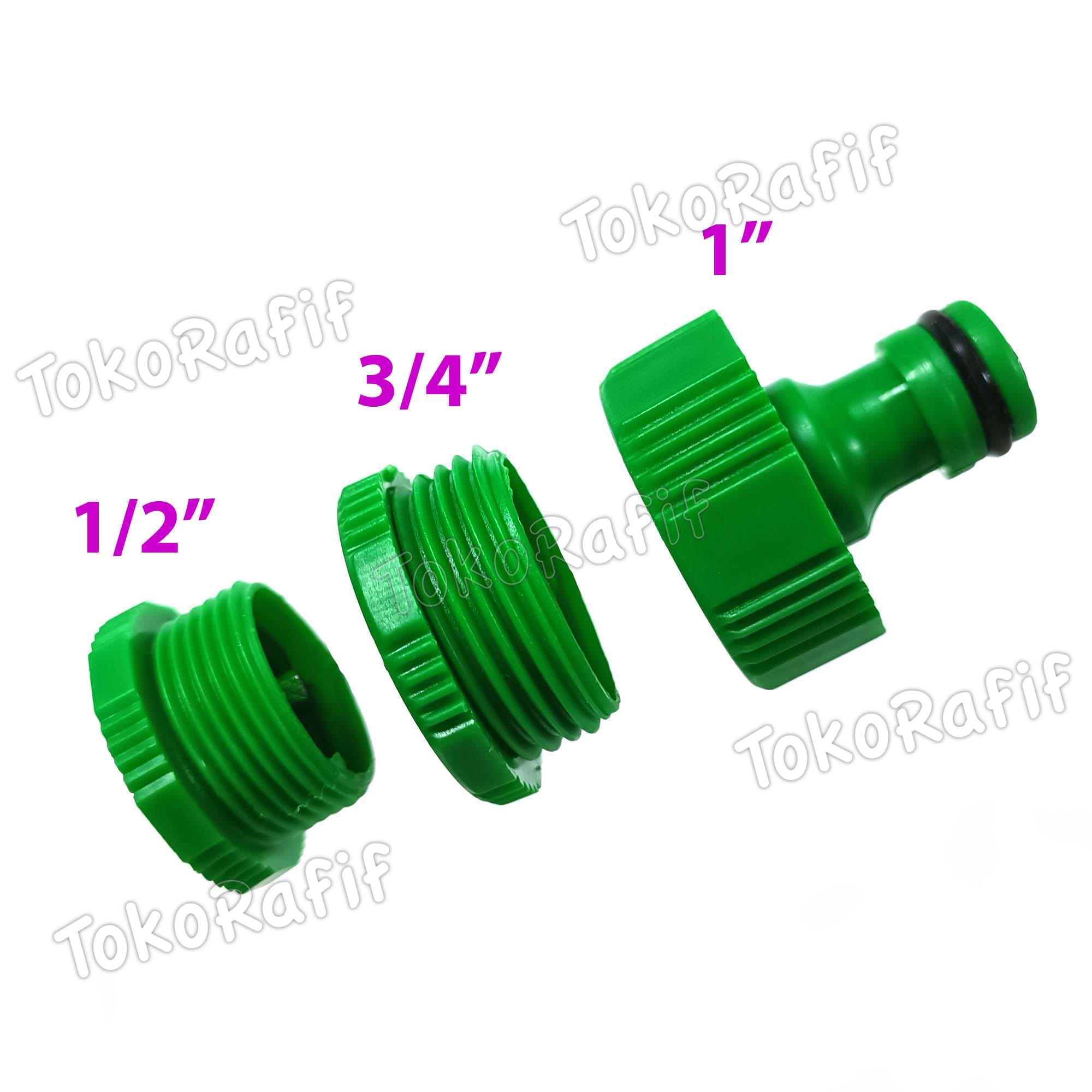 Konektor Kran untuk Quick Release bisa 3in1 (1/2 - 3/4 - 1 inch)