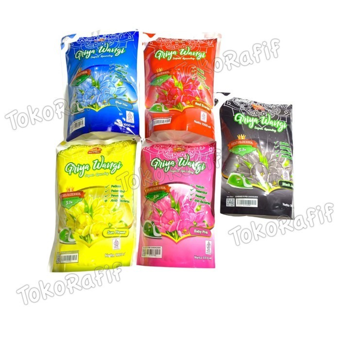 Pelicin dan Pewangi Pakaian 1 Liter - Griya Wangi - murah
