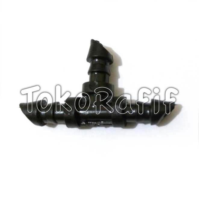 Nepel Tee 5mm selang hidroponik 5mm cocok untuk drip tetes null