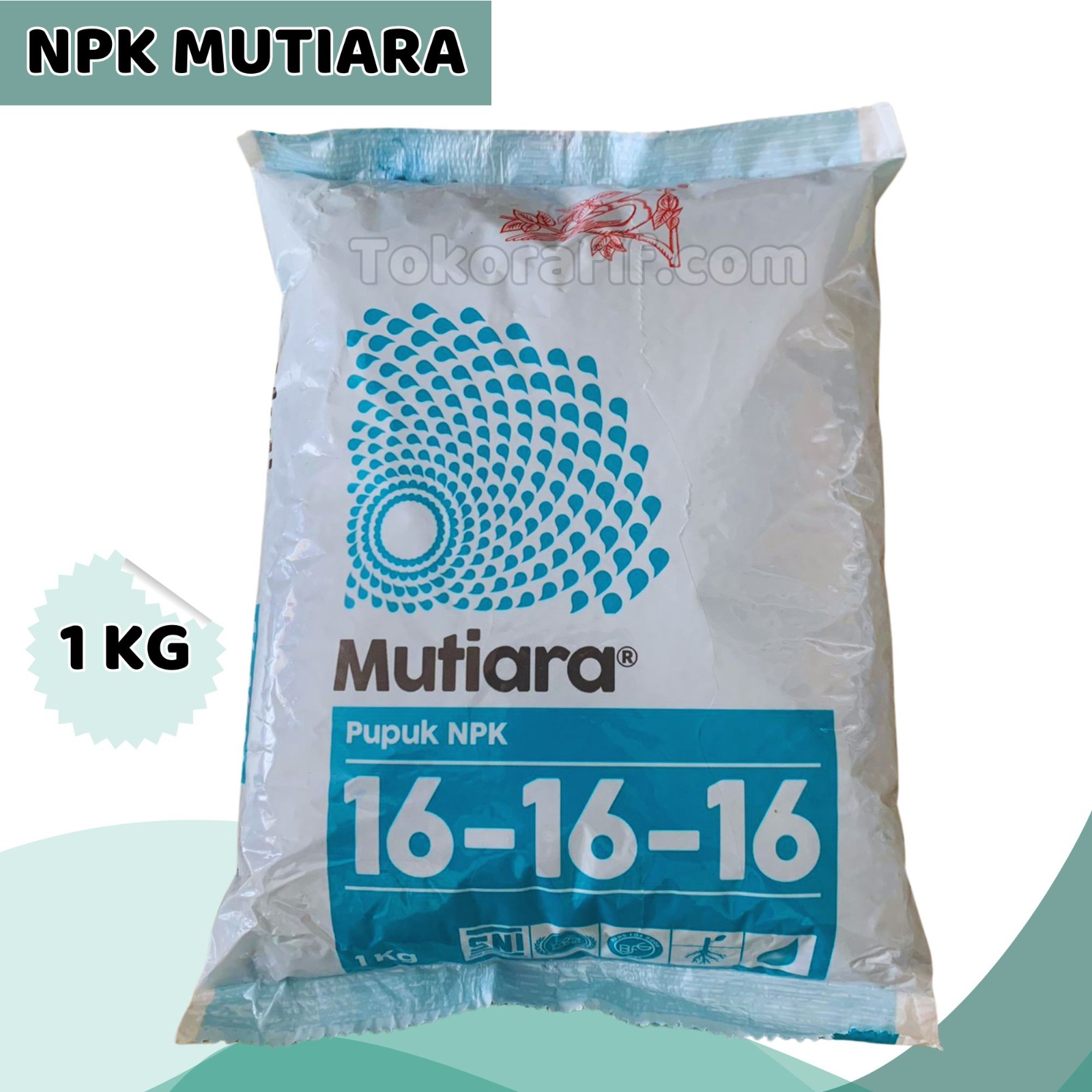 Pupuk NPK Mutiara 16 16 16 1kg