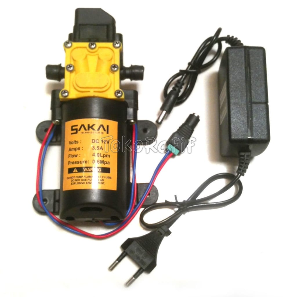 Pompa DC 12V High pressure plus adaptor