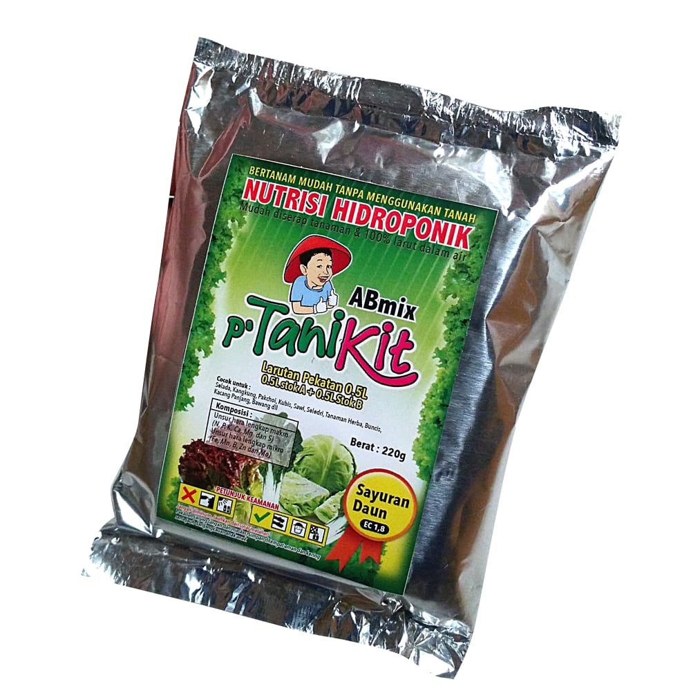 Nutrisi Miniset Sayuran 100L Plus Botol Plastik