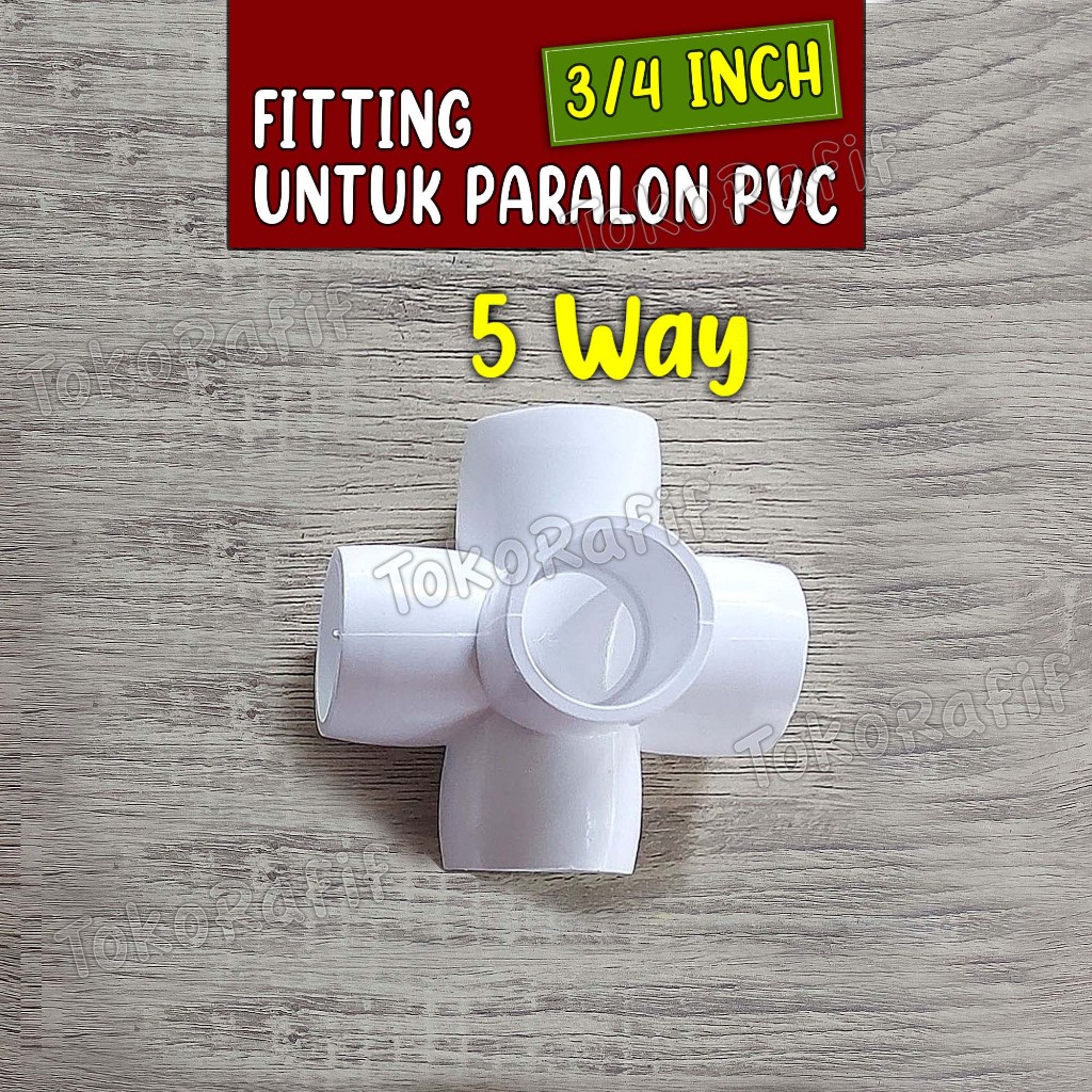Fitting Pipa Conduit 25mm dan Pipa Listrik Boss - 5-way