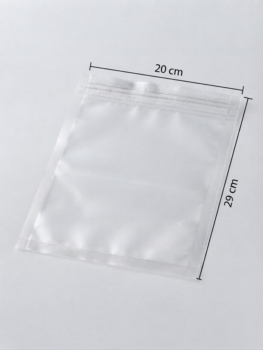 [50PCS] Plastik Vakum 20x29 Kemasan Vacuum Bag Polos Food Grade