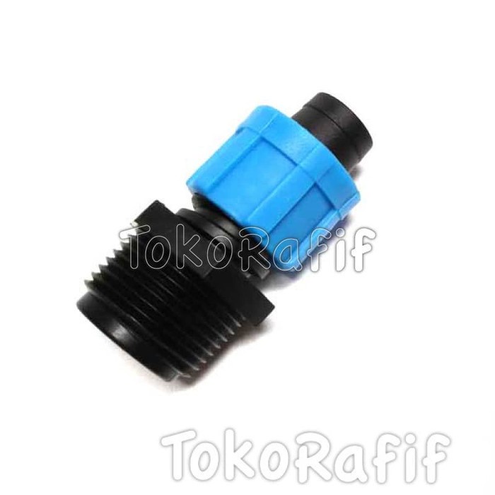 Connector Male 1/2-inch x 16mm Driptape