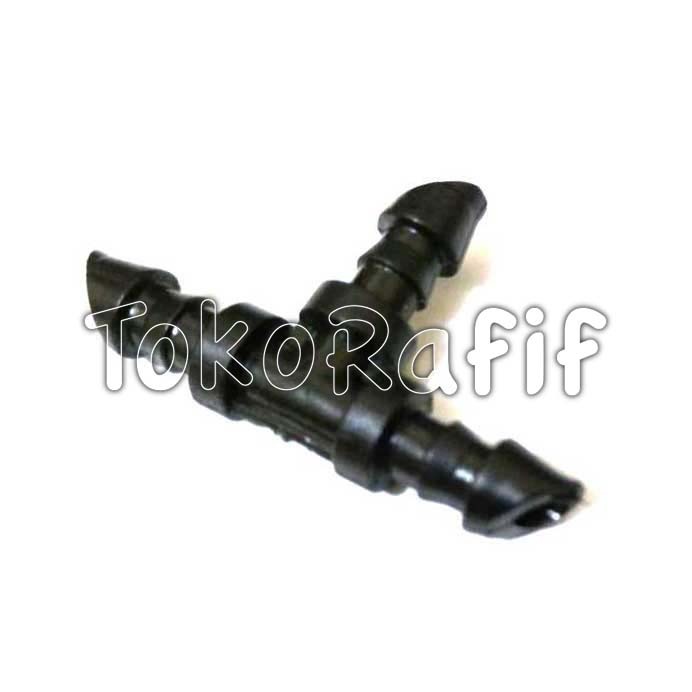 Nepel Tee 5mm selang hidroponik 5mm cocok untuk drip tetes
