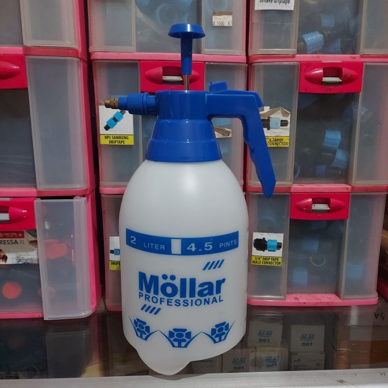 Botol Sprayer 2 Liter Pompa Manual - Botol Putih