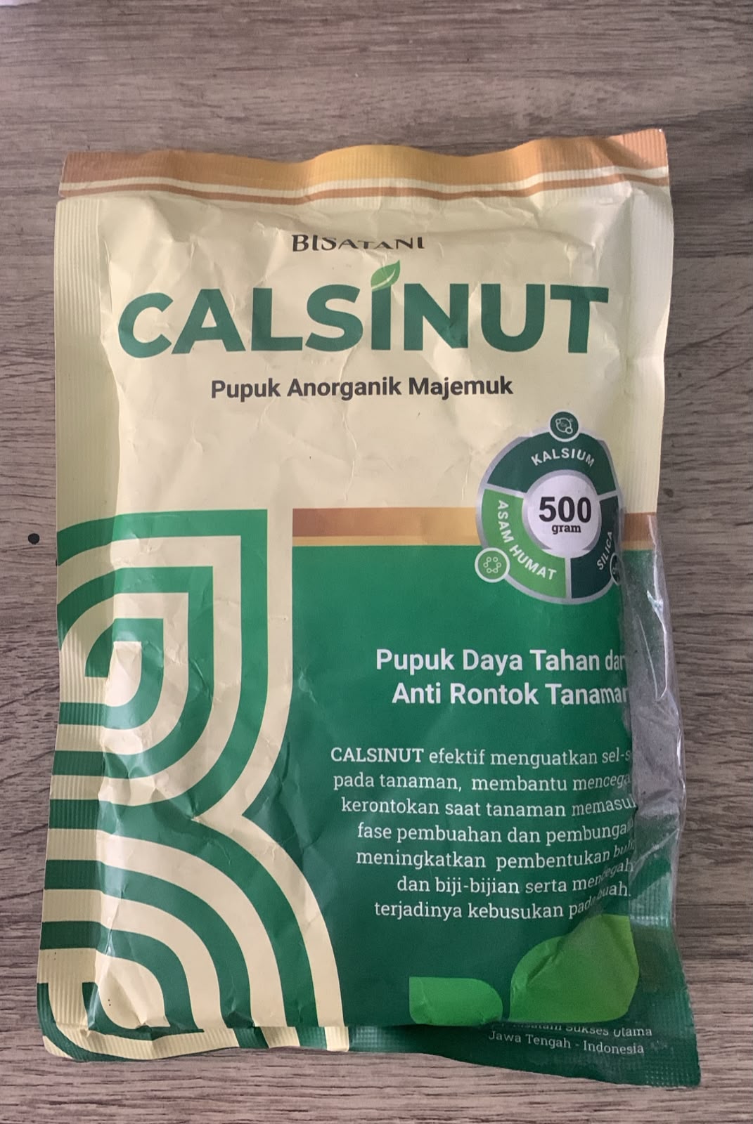 Pupuk kalsium anti rontok bunga dan daun larut air calsinut 500 gr