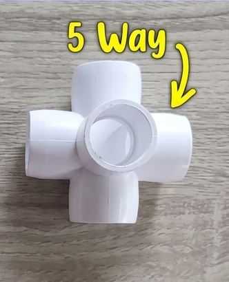 Fitting Pipa Conduit 20mm dan Pipa Listrik Boss - 5-way