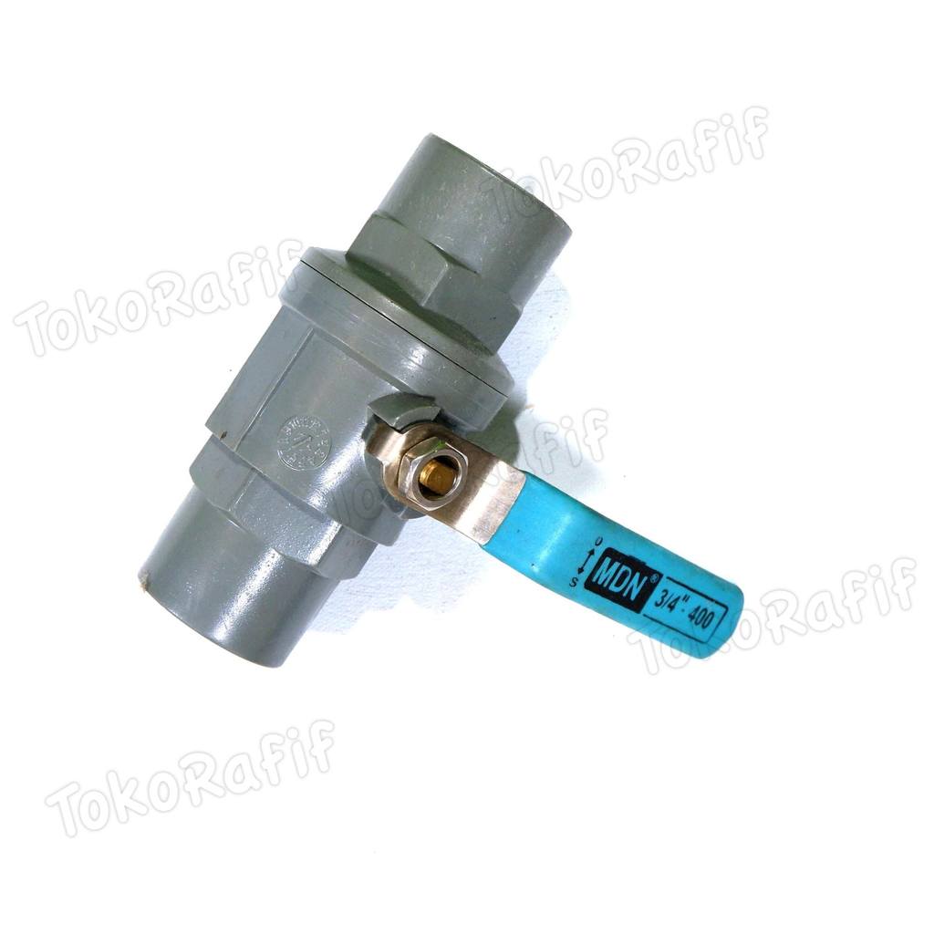 Stopkran 3/4-inch Ball Valve Gagang Besi