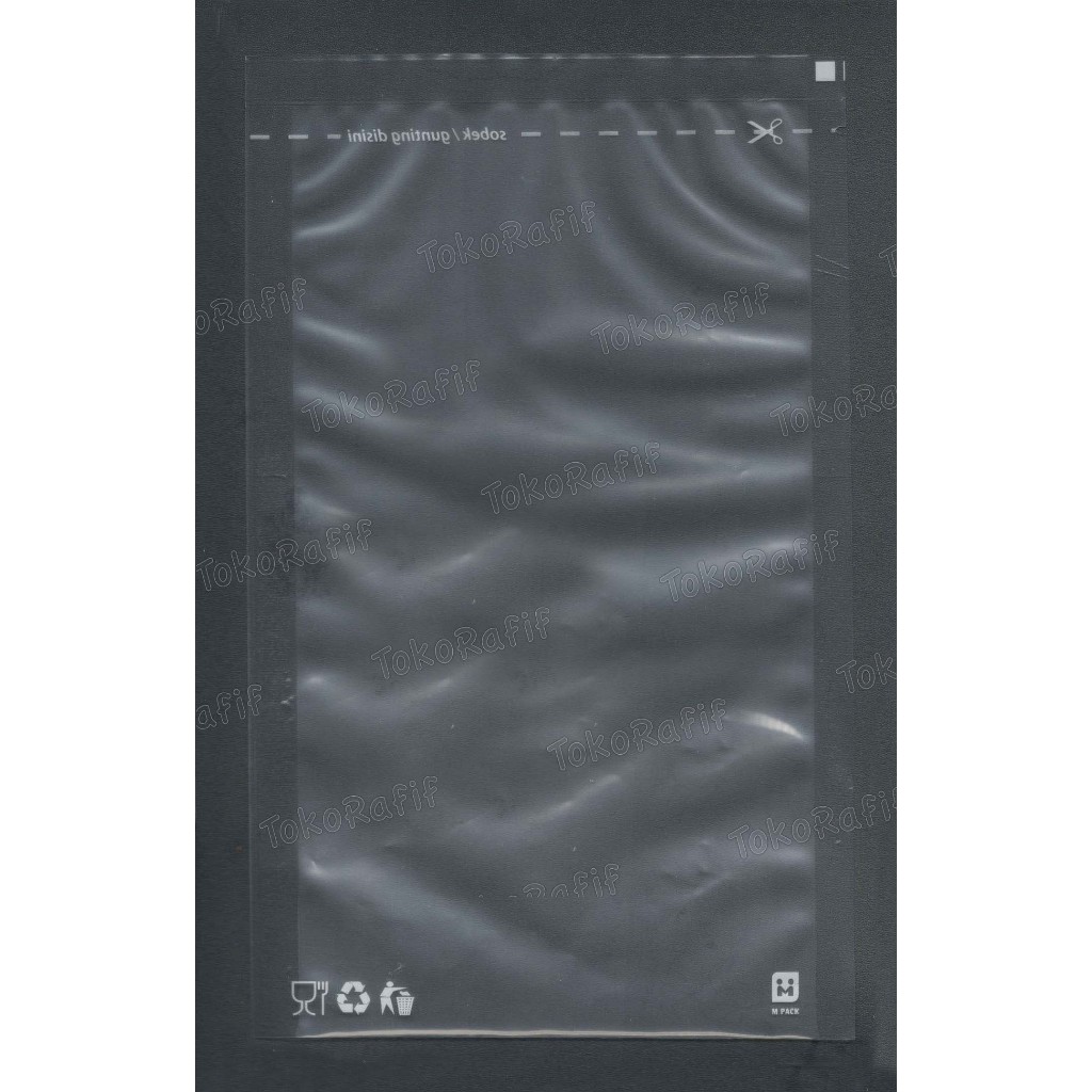 [50PCS] Plastik Vakum 20x32 Kemasan Vacuum Bag Polos Food Grade