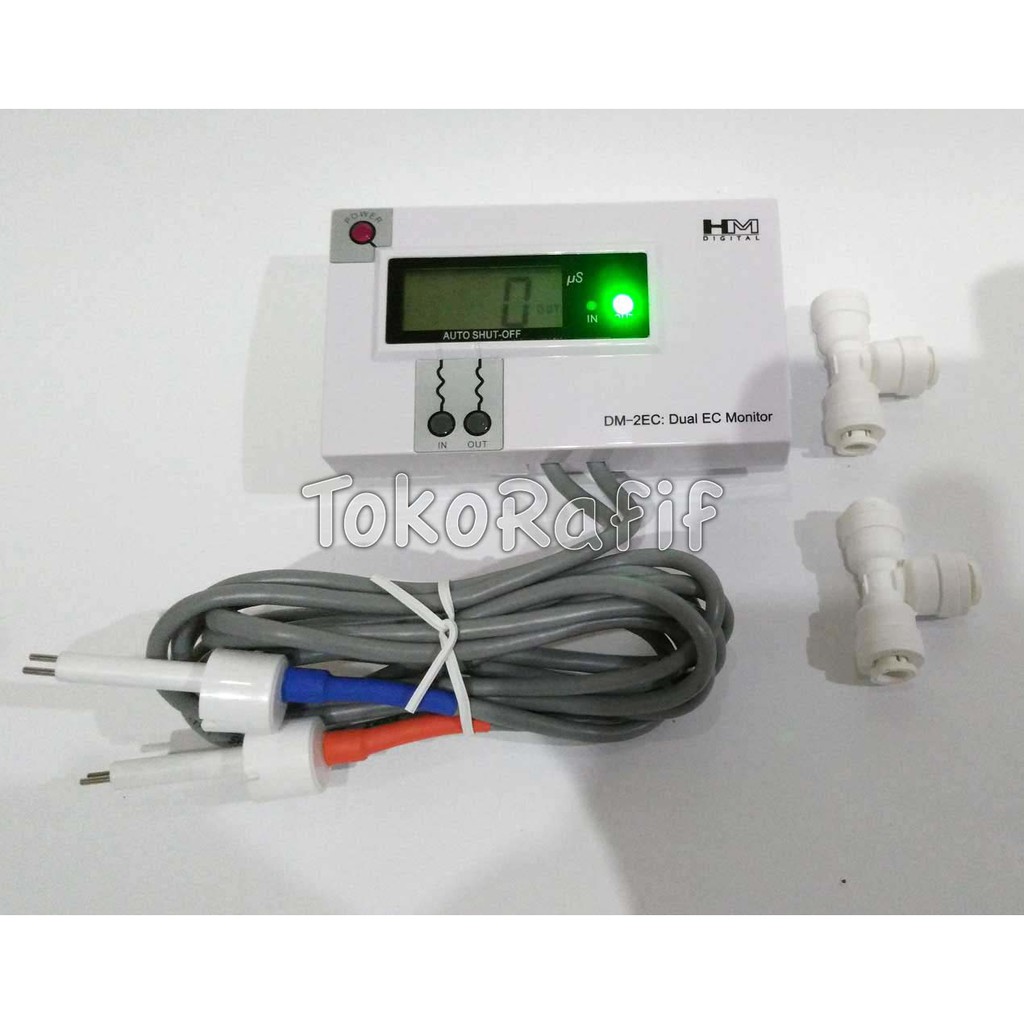 EC Meter Dual Inline Monitor-DM-2EC HM Digital