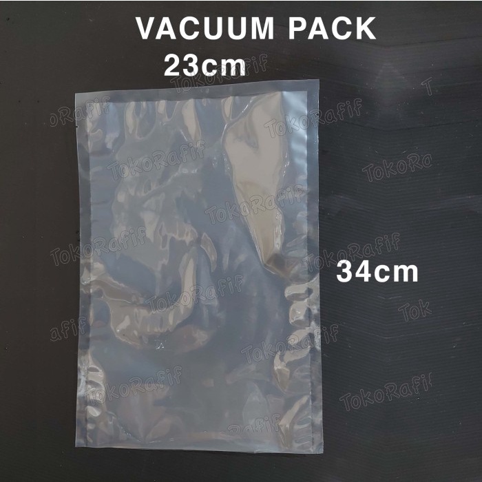 [50PCS] Plastik Vakum 23x34 Kemasan Vacuum Bag Polos Food Grade