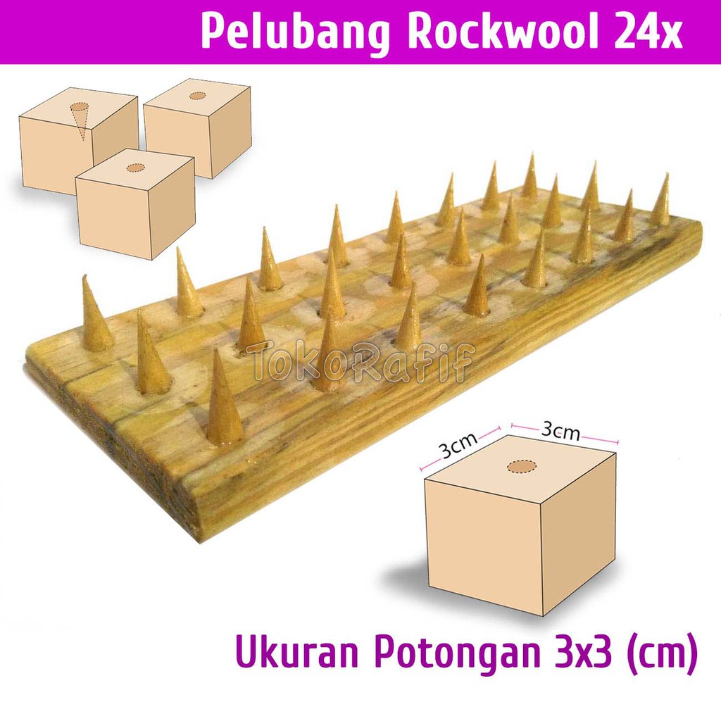 Pelubang Rockwool 24 Titik