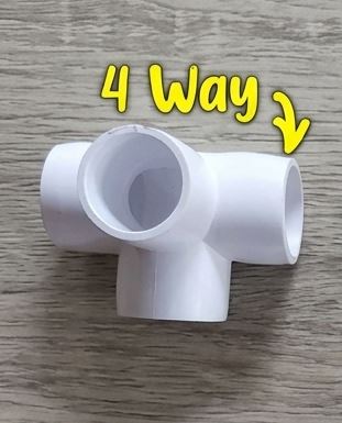 Fitting Pipa Conduit 20mm dan Pipa Listrik Boss - 4-way