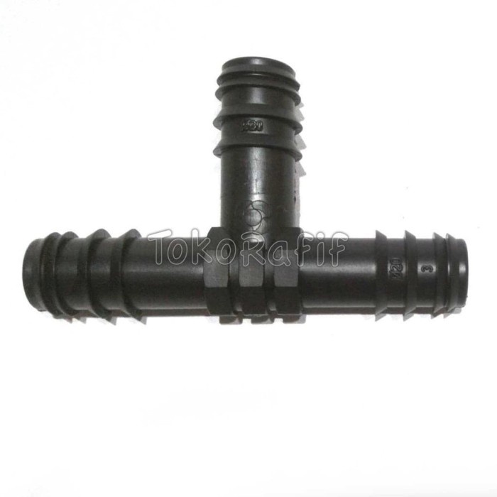 Nepel Tee 25mm untuk selang 25mm