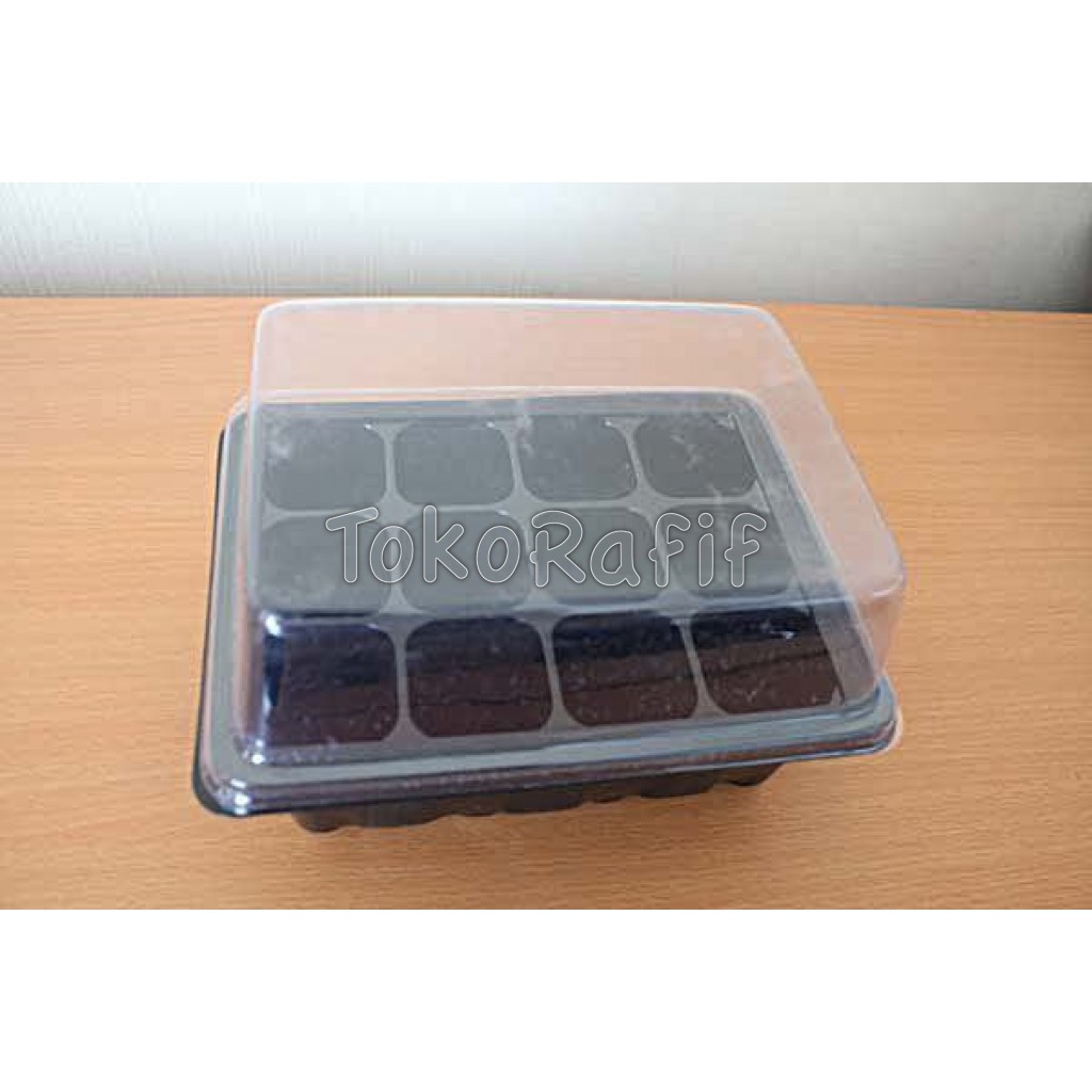 Tray Semai dengan tutup transparant