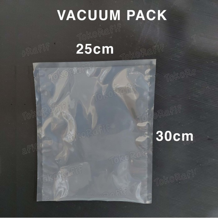 [50PCS] Plastik Vakum 25x30 Kemasan Vacuum Bag Polos Food Grade