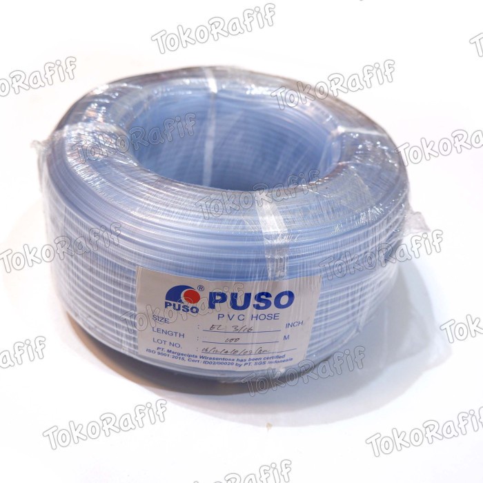 Selang Aerator 3/16 Merk PUSO 1 Roll (100-Meter)