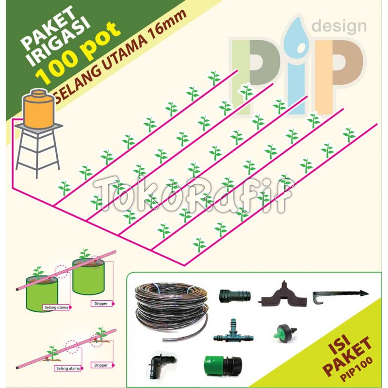 Paket Irigasi 100pot