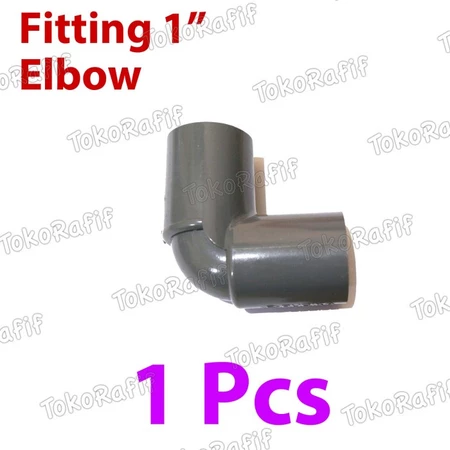 Fitting Pipa PVC 1-inch, 3 Way, 4 Way, 5 Way, Knee, Tee - elbow