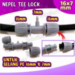 Nepel Tee 16x7mm Lock
