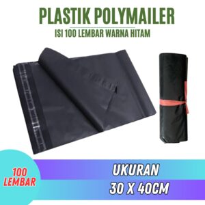Polymailer Hitam 30x40